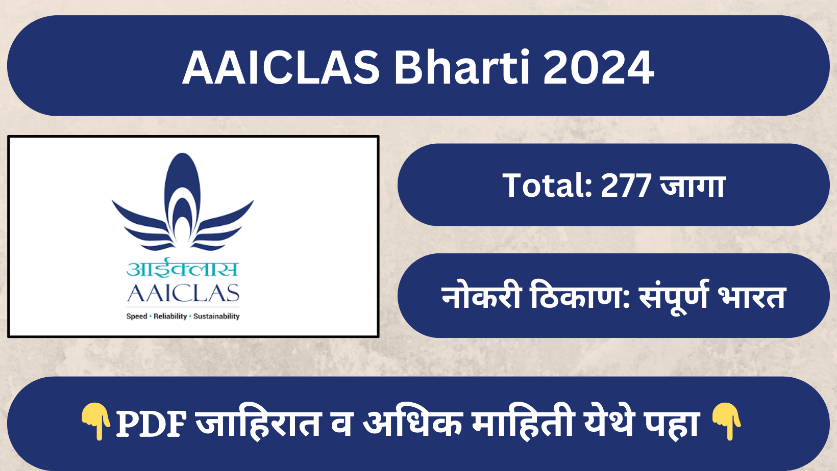 AAICLAS Bharti